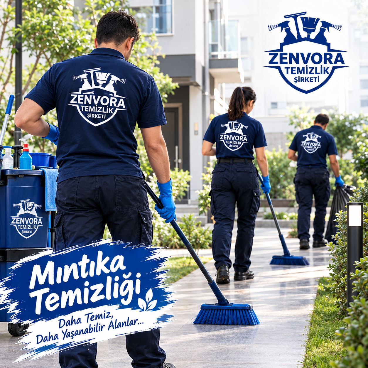 Mıntıka ve Bahçe Temizliği - Mersin temizlik hizmeti